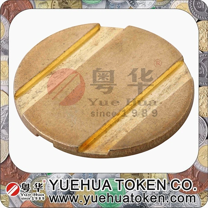 High end handmade cash box coin slot token