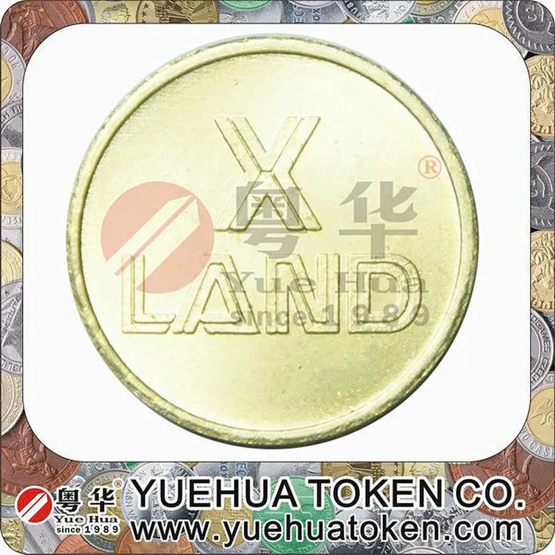 Boxing champion Gold Color Brass Token