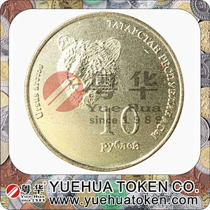 Custom cheap fashion metal replica 3D coins fake gold coin
