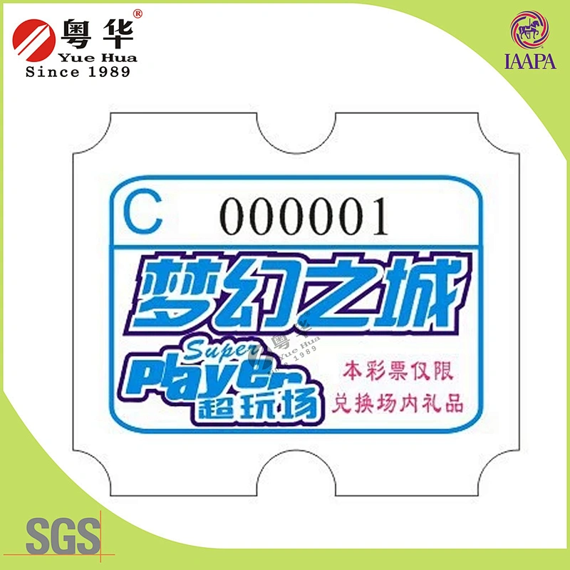 Printing Redemption arcade tickets for arcade games