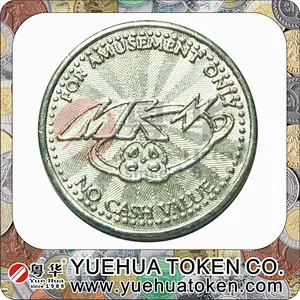 Caddy coin Silver Color Brass Token