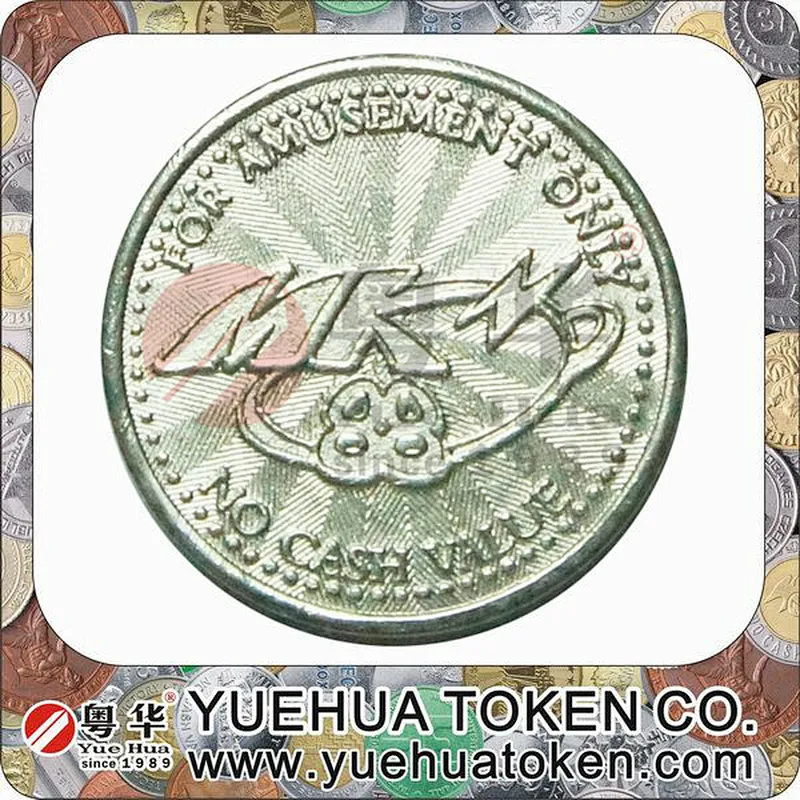 Caddy coin Silver Color Brass Token