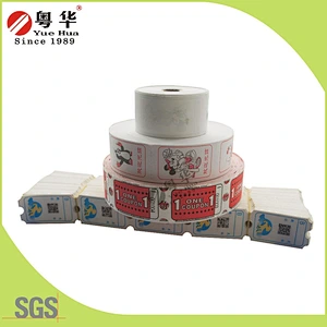 OEM 160g or 180g Redemption ticket/Lottery ticket for Lottery Machine