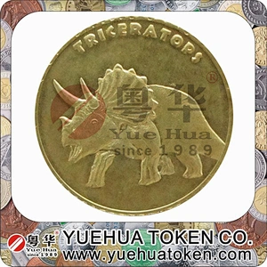 2014 Yuehua Token production gold metal souvenir coin