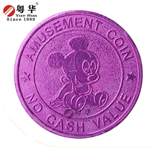 Factory price wholesale aluminum token for slot machine game