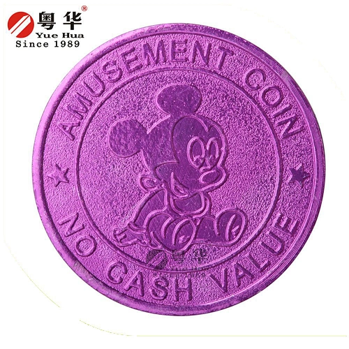 Factory price wholesale aluminum token for slot machine game