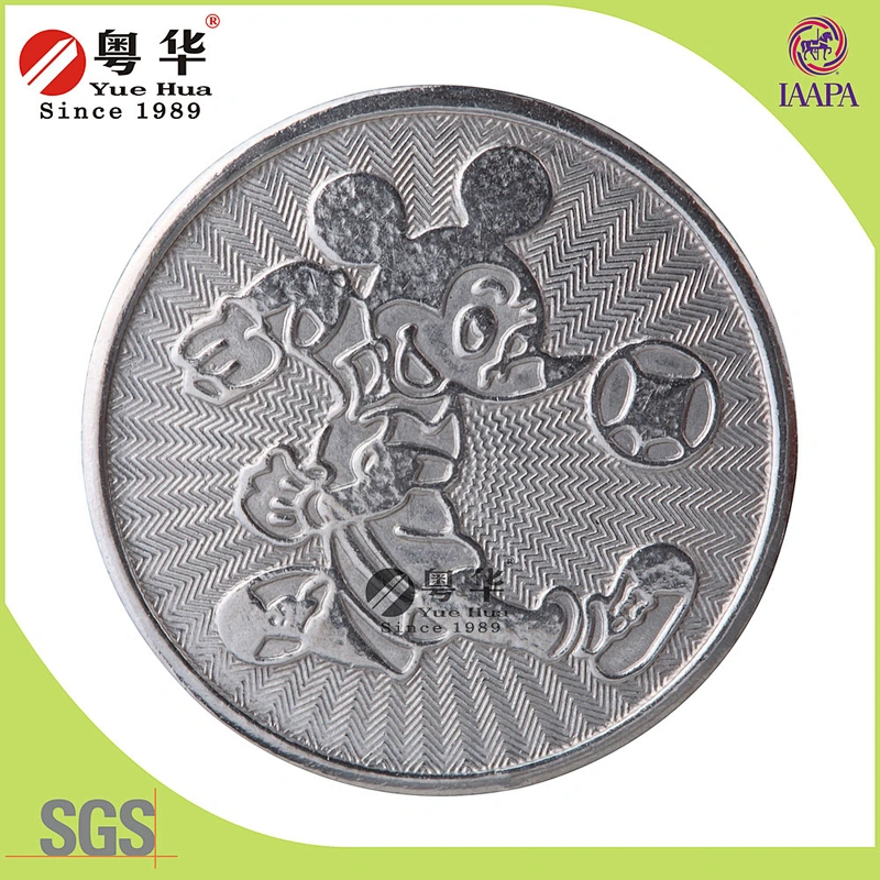 Gift crane claw machine embossed token for claw machine
