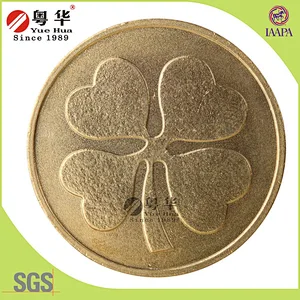Hot selling gold plated brass Euro size gold coin replica