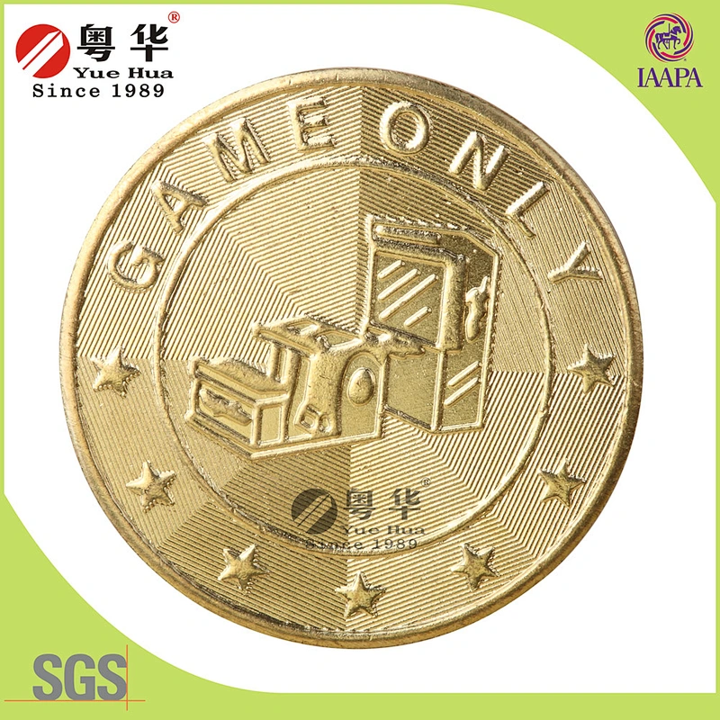 Gold Color Brass Car WashToken