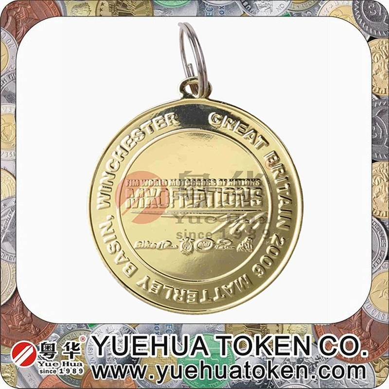 Custom high quality gold / nickel / bronze custom award metal medallion