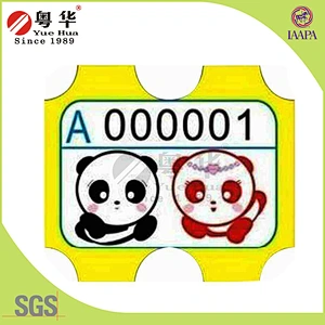 180g Custom Printing Redemption arcade tickets for arcade games