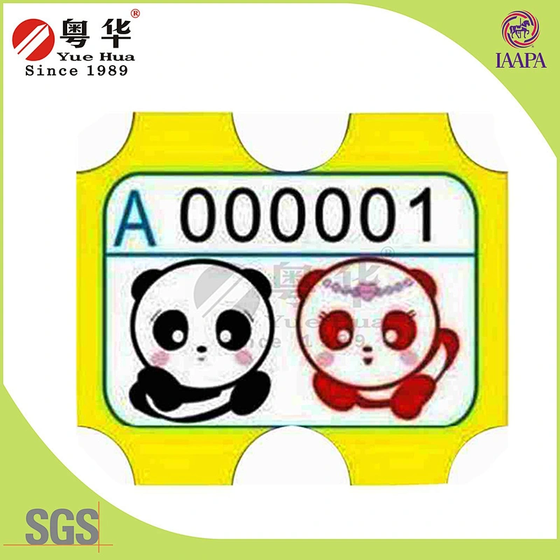 180g Custom Printing Redemption arcade tickets for arcade games
