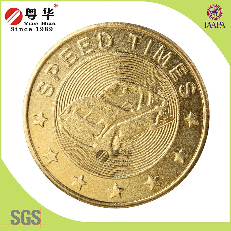 Gold Color Brass Car WashToken