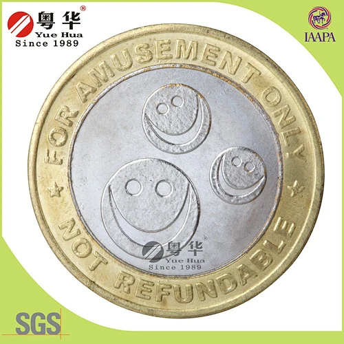 2 Color Brass Token