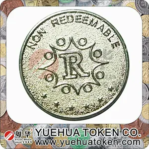 Collectable Customized Silver Color Brass Token
