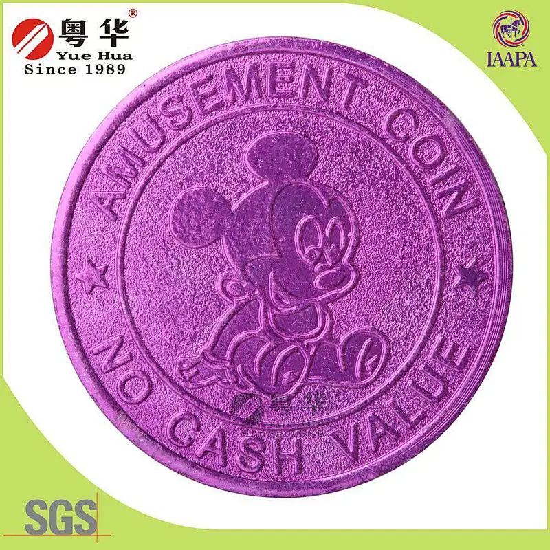 2016 years High quality metal custom made souvenir aluminium metal token