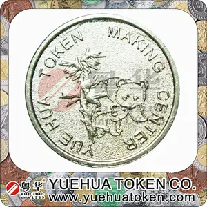 Casino Silver Color Brass Token