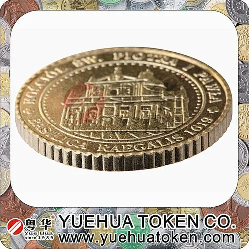 Pachislo Slot Machine Edge Reeded Token