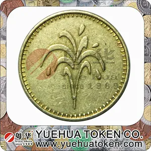 1 Pound Gold Color Brass Token