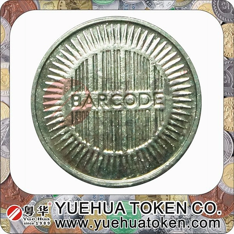 Wholesale custom high quality brass silver arcade coin