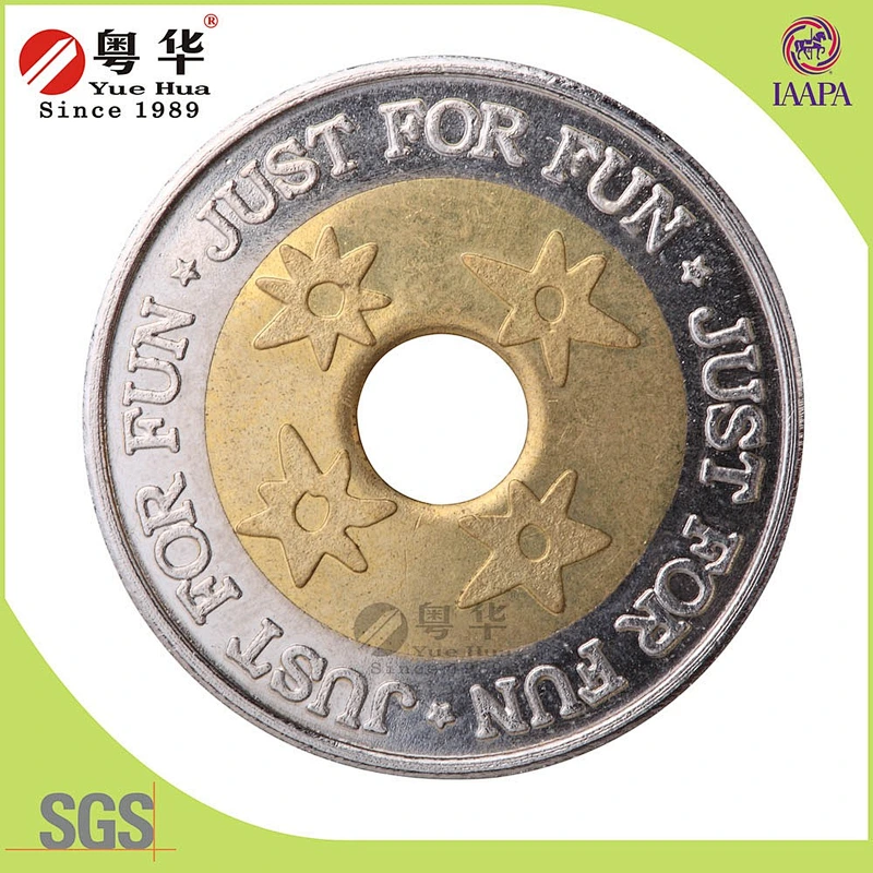 Factory price wholesale Mid-hole token for slot machine game