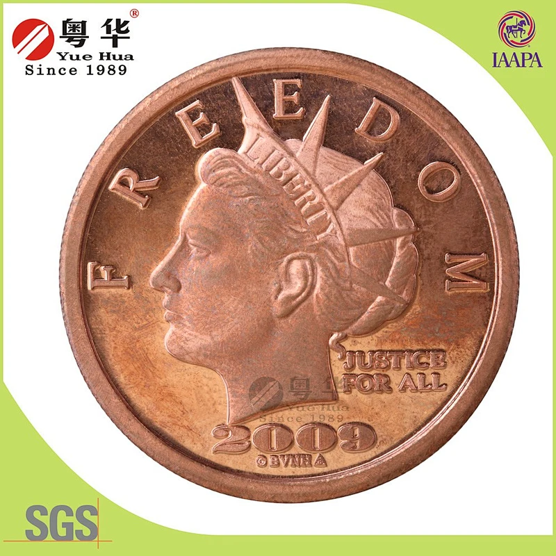 Factory price wholesale Medel & souvenir token for slot machine game