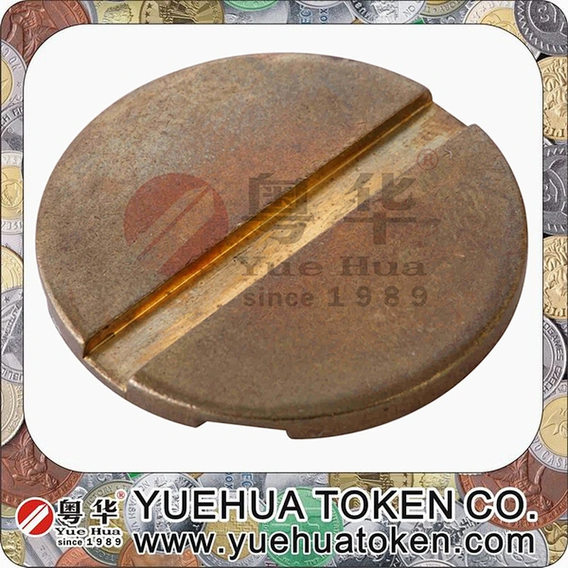 High end handmade cash box coin slot token