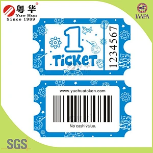Customized Redemption Ticket for Arcade machine-Arcade machine accessories-Arcade machine parts