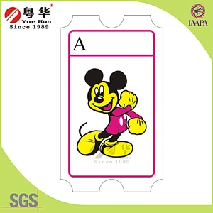 Hot selling factory price game raffle ticket for game machine