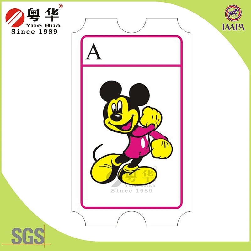 Hot selling factory price game raffle ticket for game machine