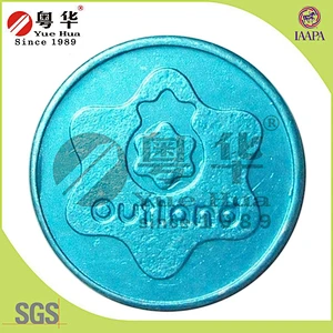 2016 years High quality metal custom made souvenir aluminium metal token