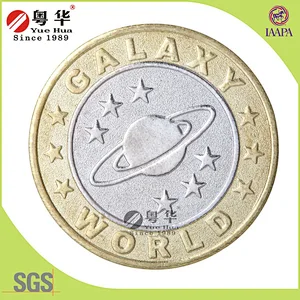Amusement park dinosaur ride token for children games