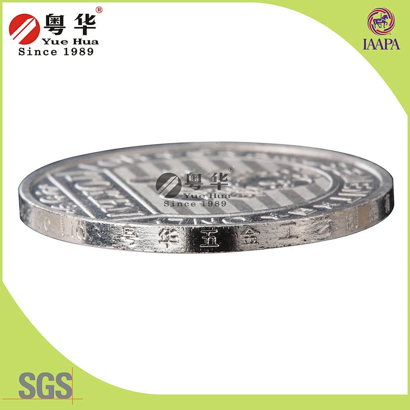 Factory price wholesale Edge-lettering token for slot machine game