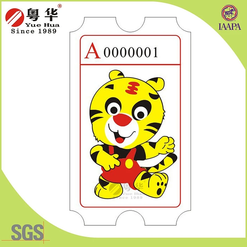 Factory price wholesale OEM 160g/180g Lottery ticket for Lottery Machine