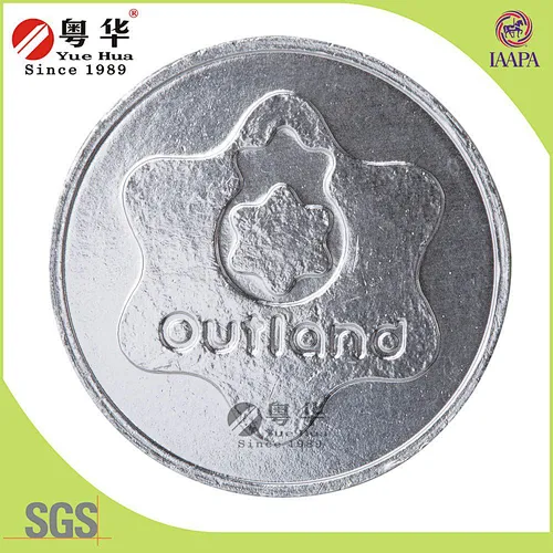 2016 years High quality metal custom made souvenir aluminium metal token