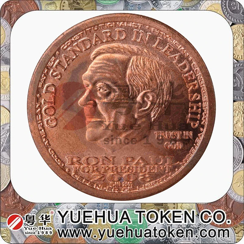 Yuehua Token supply high quality souvenir coins for gifts