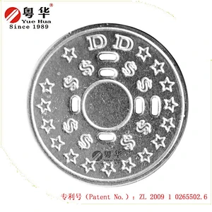 Cheapest price counterfeit prevention game token with holes
