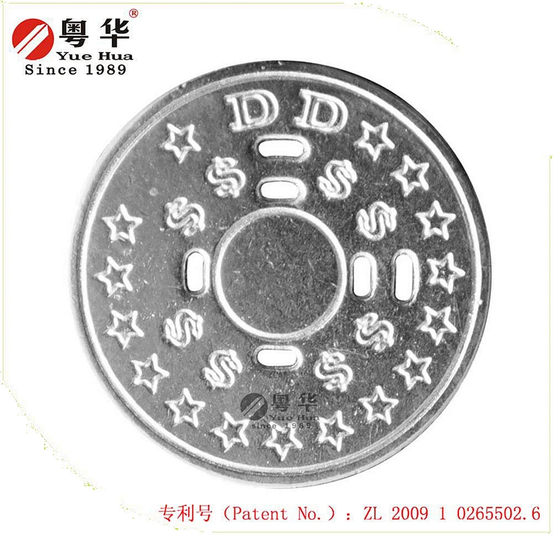 Cheapest price counterfeit prevention game token with holes