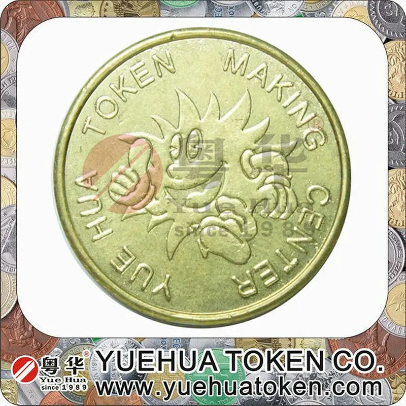 Simulator Machines Gold Color Brass Token