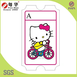 Hot selling factory price game raffle ticket for game machine