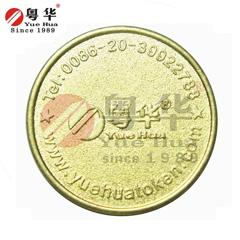 Gift crane claw machines Gold Color Brass Token