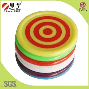Custom colored plastic token