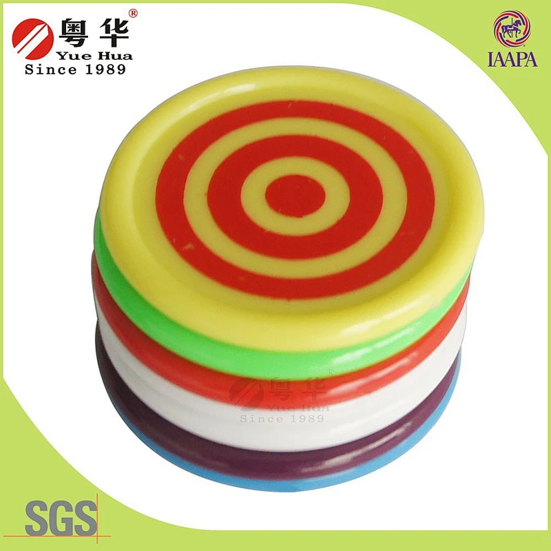 Custom colored plastic token