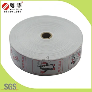 Factory price wholesale OEM 160g/180g Lottery ticket for Lottery Machine