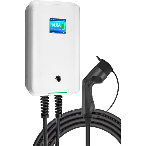 EV Charger, Electric Vehicle Charging Gun with Charging Cable, 8A/10A/13A/16A