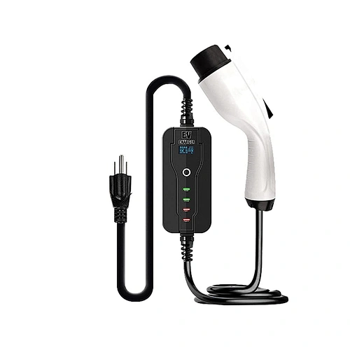 EV Charger, Electric Vehicle Charging Gun with Charging Cable, 8A/10A/13A/16A
