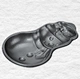 China factory snowman  shape cake mold for all ovens  