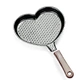 China factory  heart  shape   high quality nonstick frying pans   green and safe 