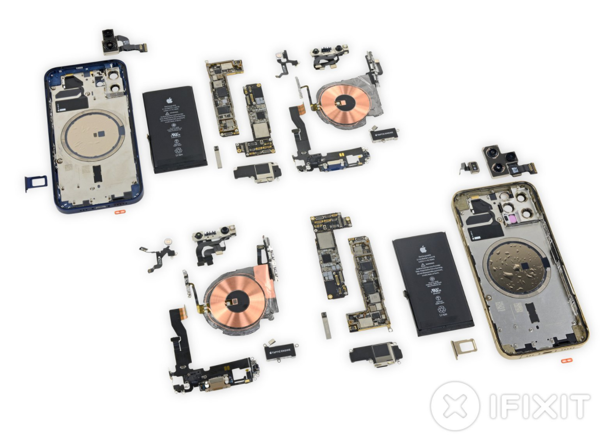 ¿Qué tal el iphone 12 pro y el iphone 12 pro max? Leamos el ifixit cómo decirlo (el contenido es de Ifixit)