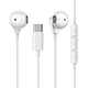 USB C digital earphones Type C earbuds air- pods for Huawei google xiaomi samsung one plus